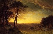 Albert Bierstadt Bierstadt Albert Sacramento River Valley oil painting
